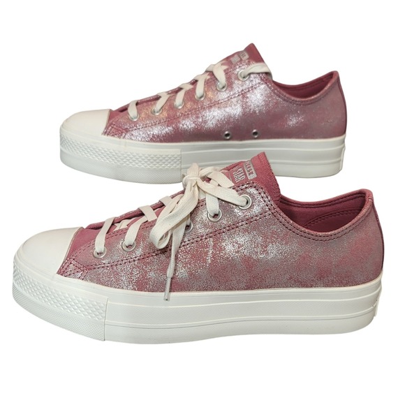 Converse Chuck Taylor All Star Lift Ox Mauve Platform Sneakers Women's Shoes - Picture 5 of 11